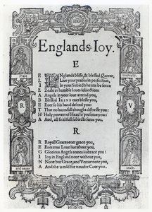 理查德·维纳尔（Richard Vennar）的英格兰的喜悦，c.1602 作者 英语学校